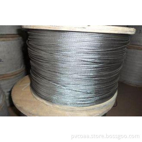 Aisi 316 Stainless Steel Wire Rope 2mm corrosion resistance